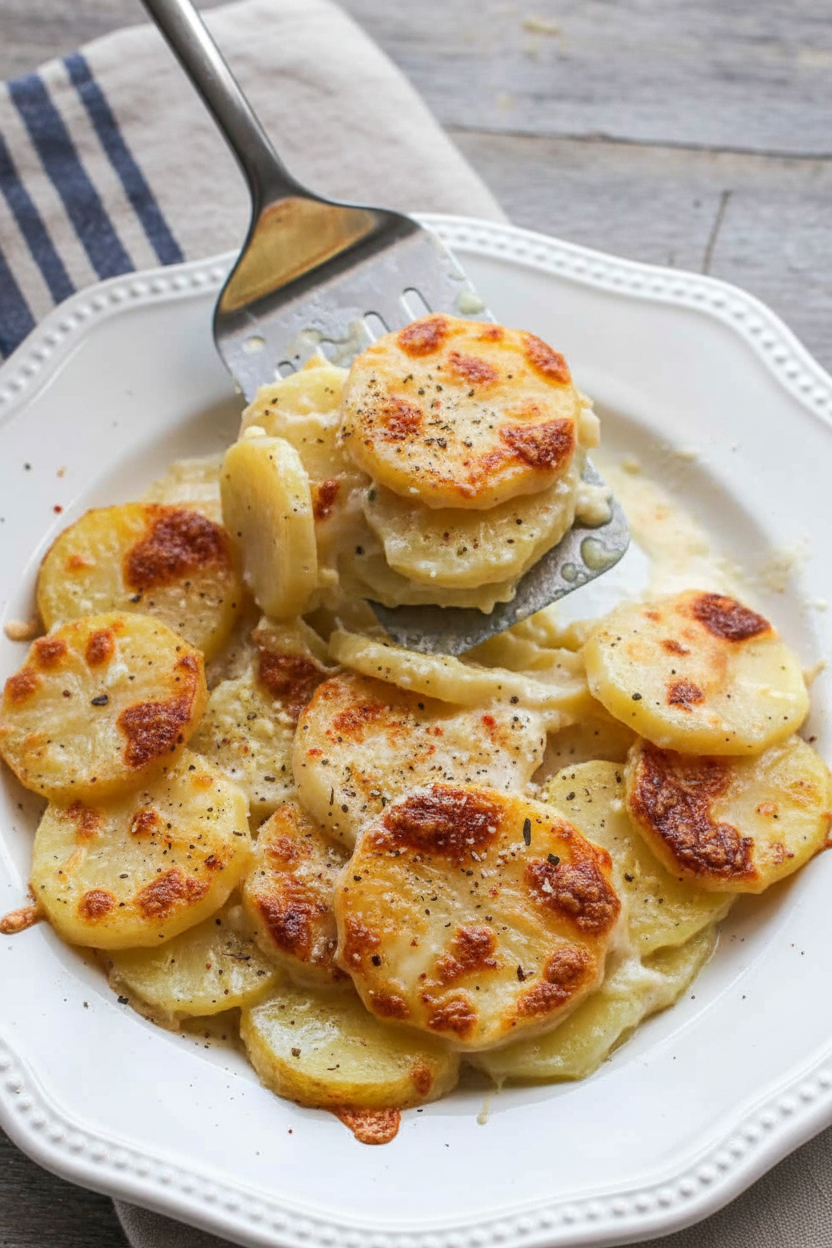 Easy Scalloped Potatoes - Creamy & Delicious! 