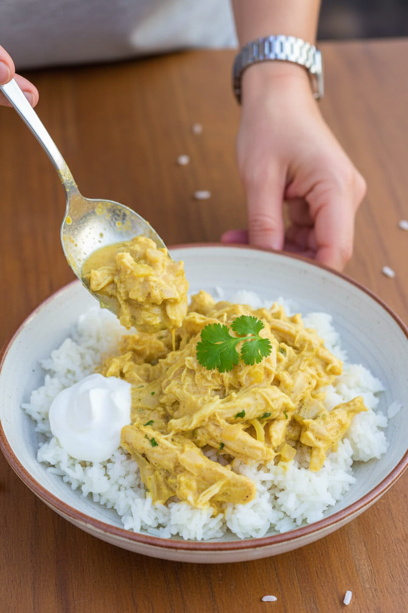 Crock-Pot Chicken Curry | Easy, delicious & the perfect easy meal!