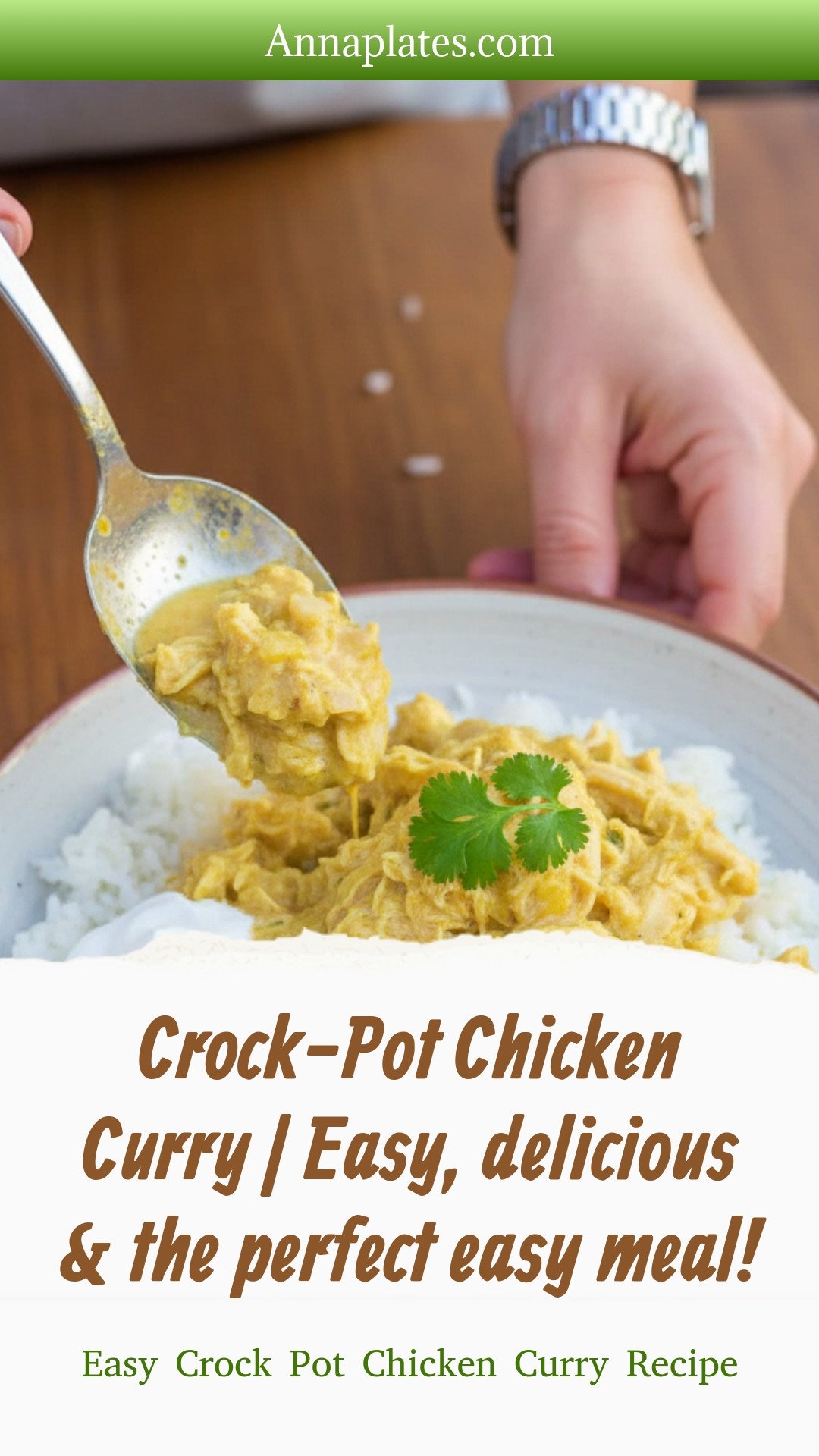 Crock-Pot Chicken Curry | Easy, delicious & the perfect easy meal!