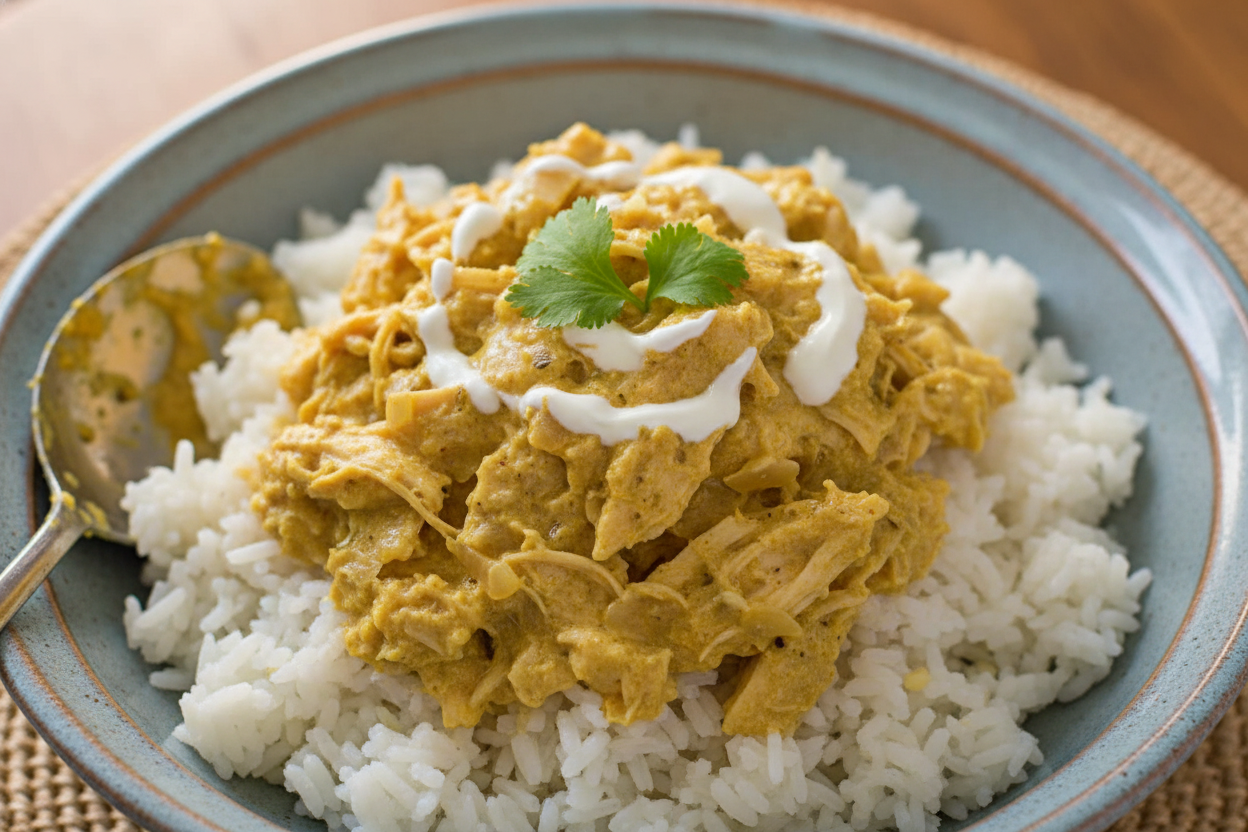 Crock-Pot Chicken Curry | Easy, delicious & the perfect easy meal!