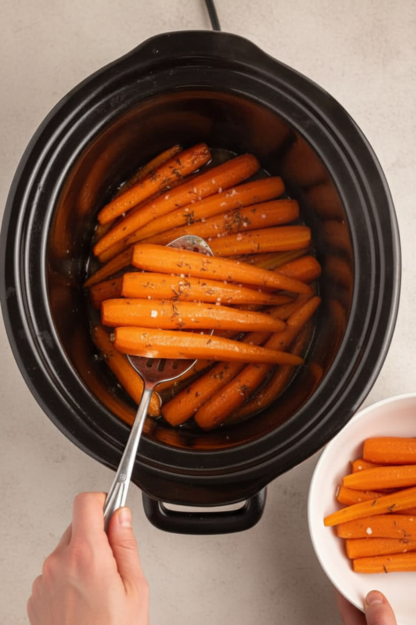 Easy Crockpot Carrots Recipe - The Schmidty Wife