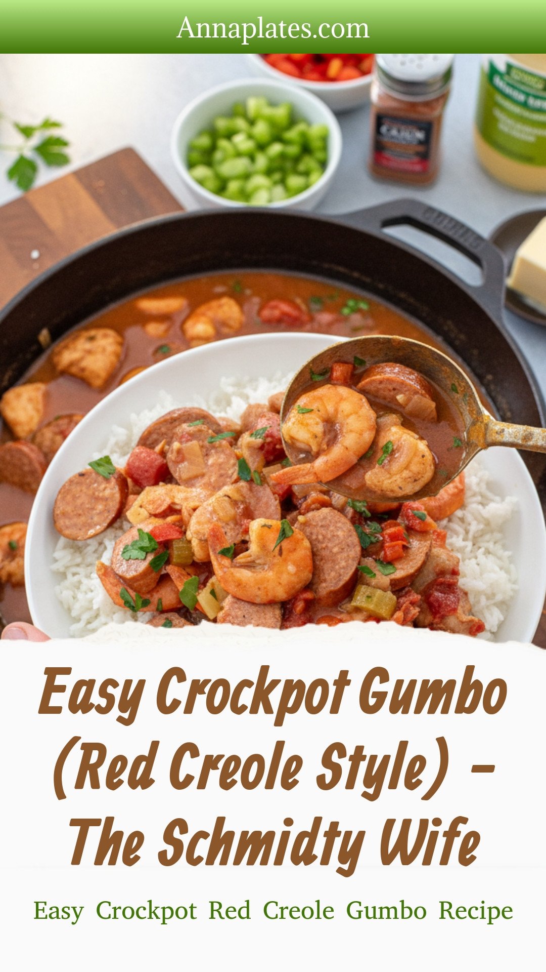 Easy Crockpot Gumbo (Red Creole Style) - The Schmidty Wife