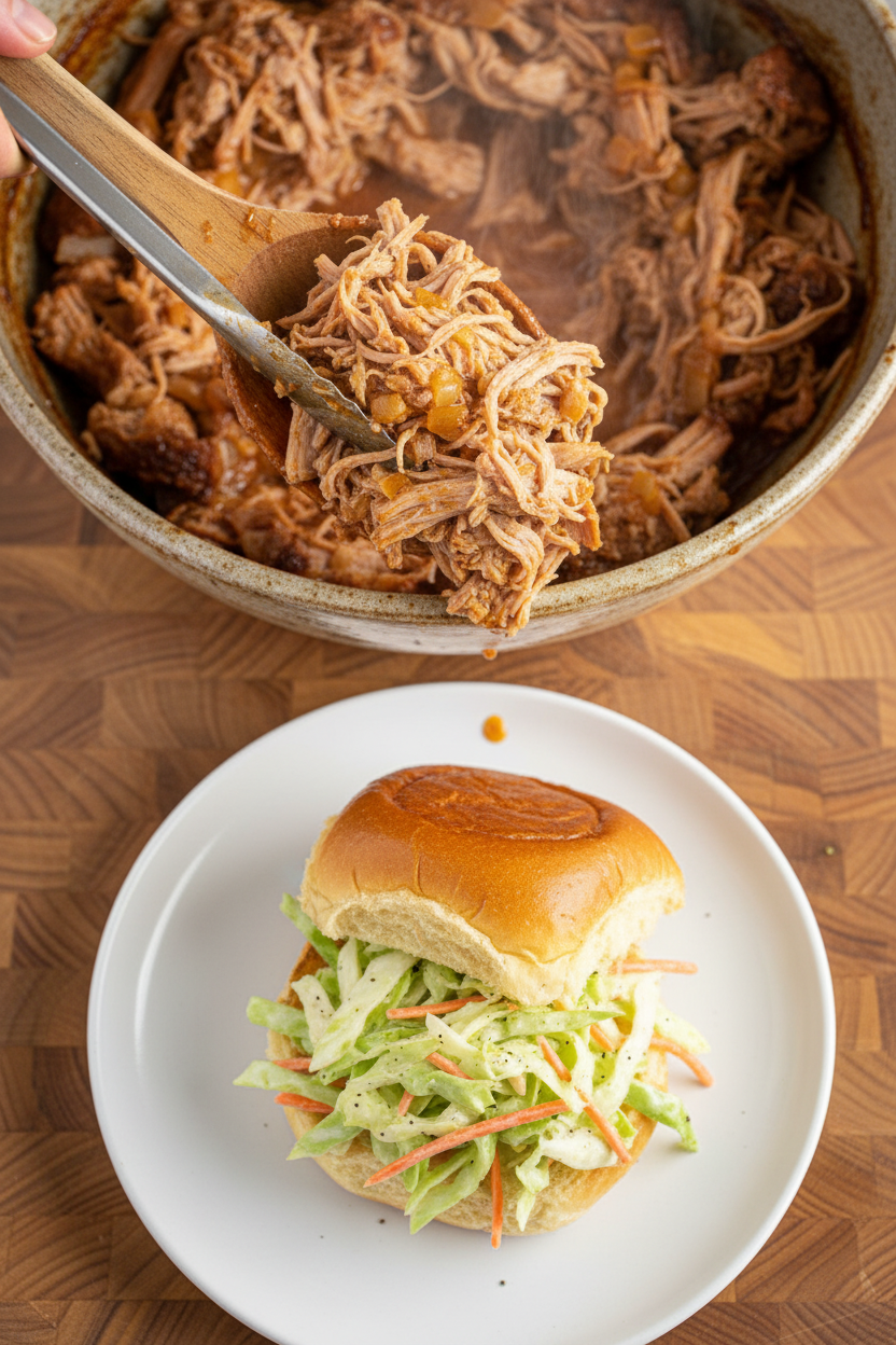 Crockpot Pulled Pork - The Schmidty Wife