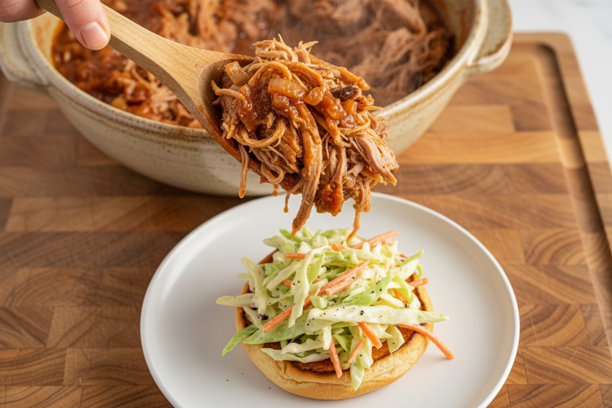 Crockpot Pulled Pork - The Schmidty Wife