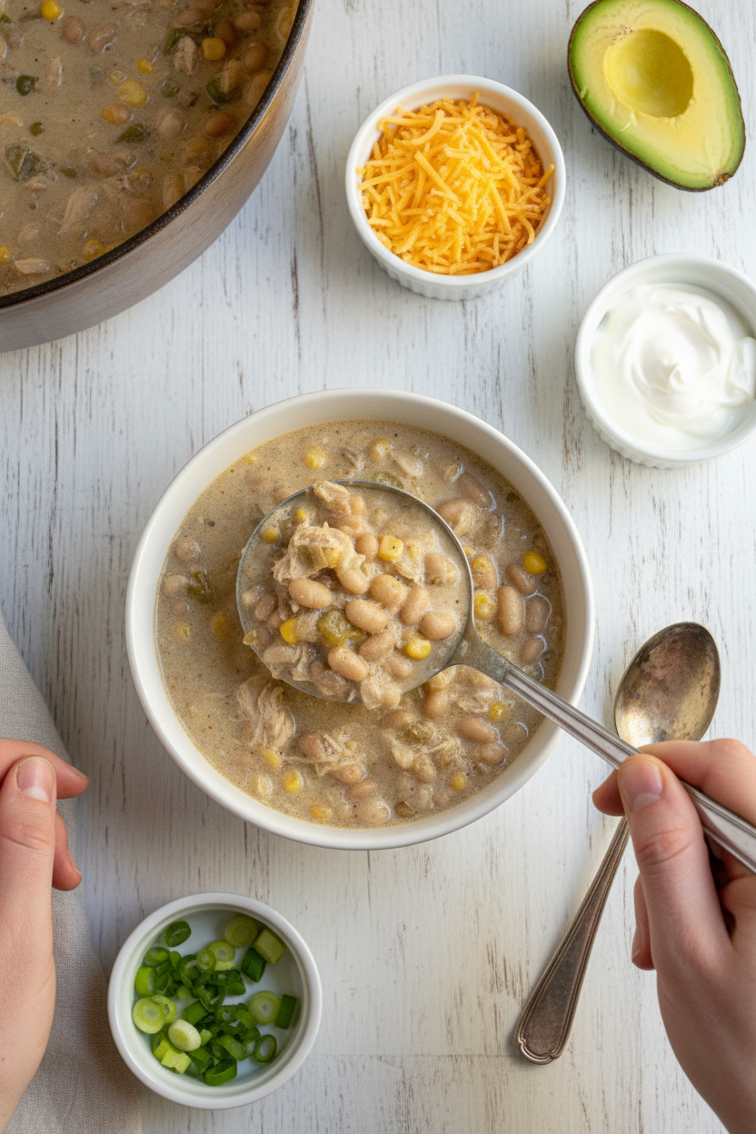 Easy Crockpot White Chicken Chili - The Schmidty Wife