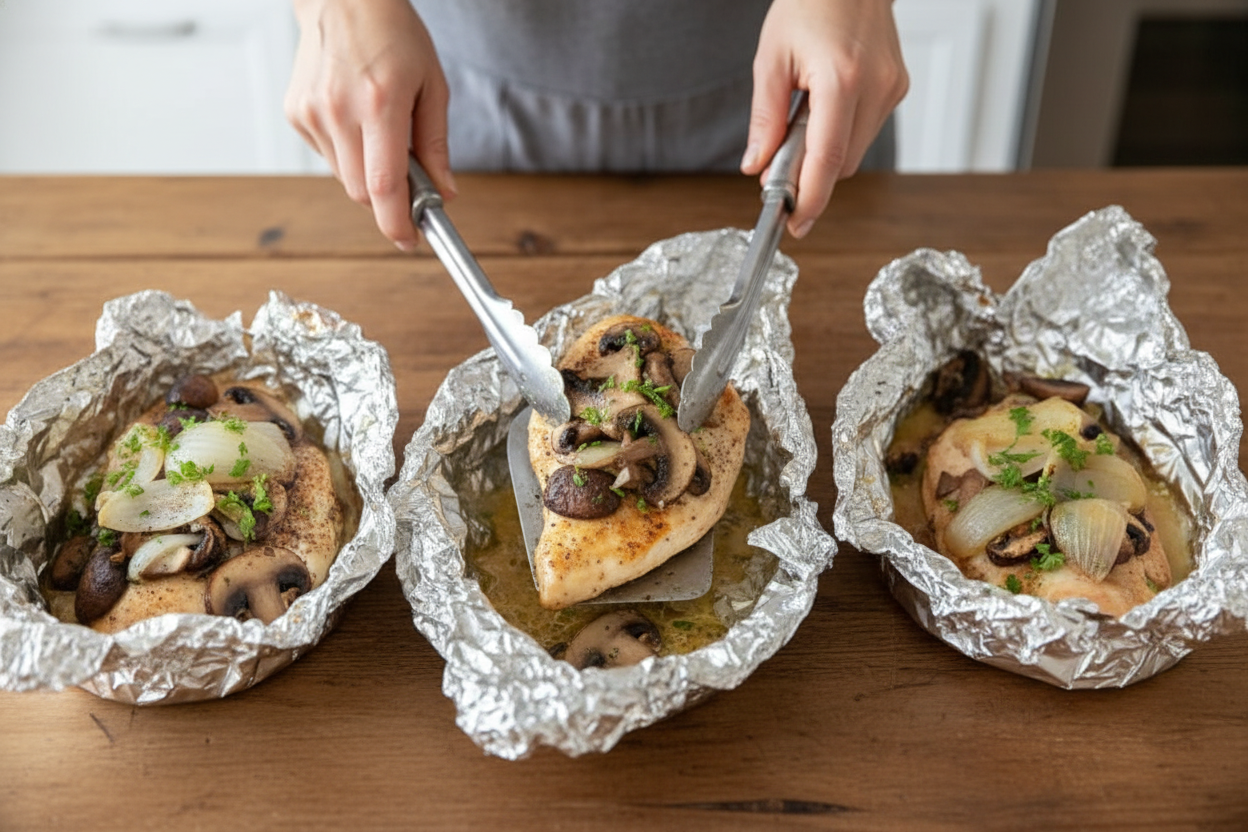 Foil Pack Chicken - The Schmidty Wife