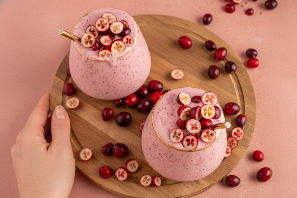 Easy Frozen Cranberry Smoothie – The Schmidty Wife: Easy Frozen Cranberry Smoothie Recipe