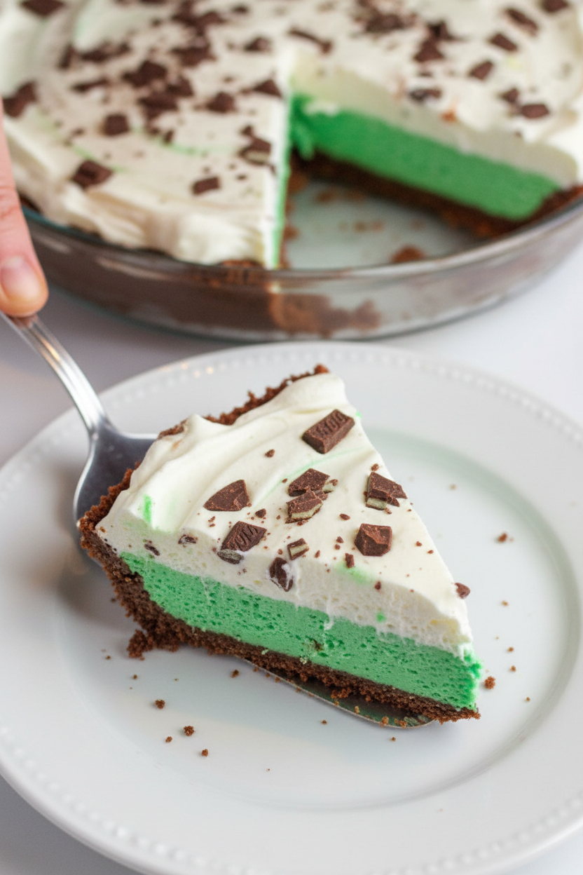 Easy Grasshopper Pie