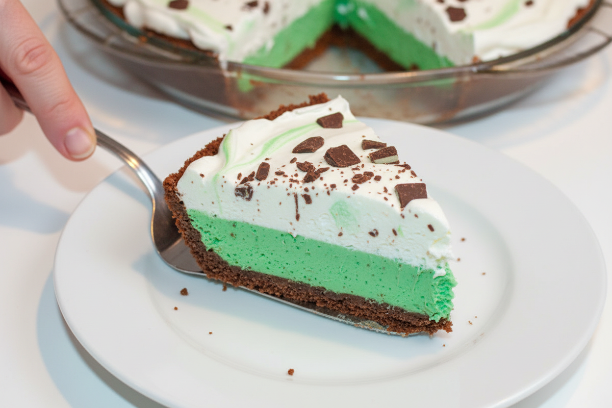 Easy Grasshopper Pie