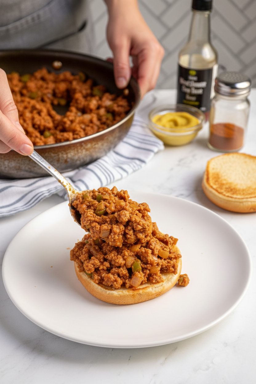 Easy Ground Turkey Sloppy Joes - The Schmidty Wife