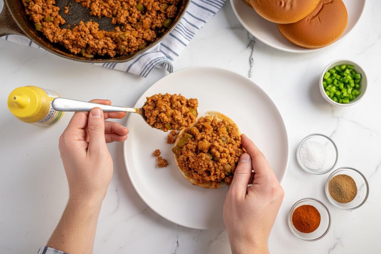 Easy Ground Turkey Sloppy Joes Recipe