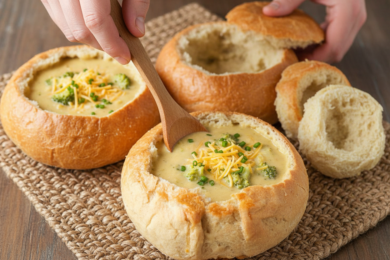 How to Make Bread Bowls - An Easy Recipe