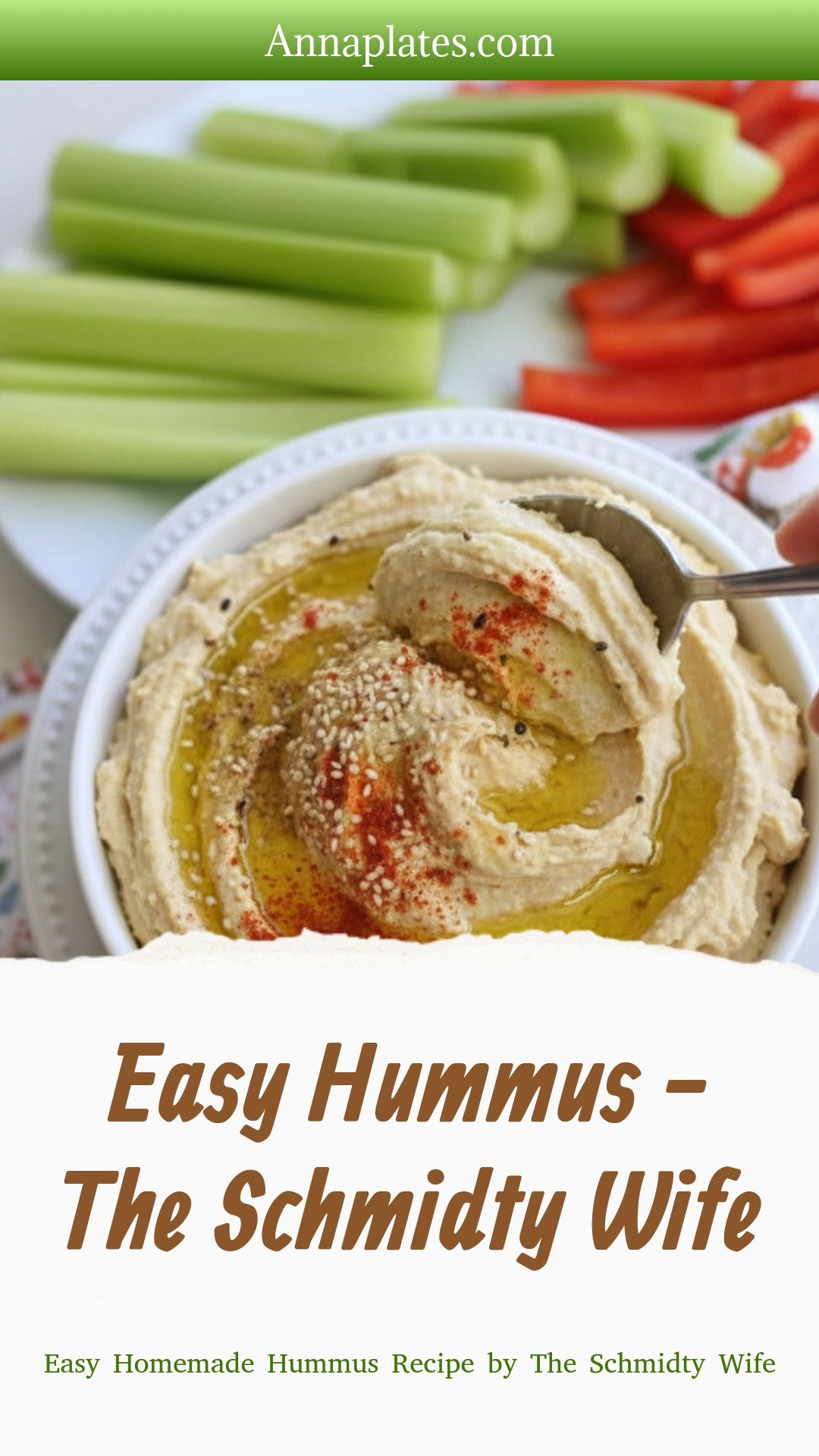 Easy Hummus - The Schmidty Wife