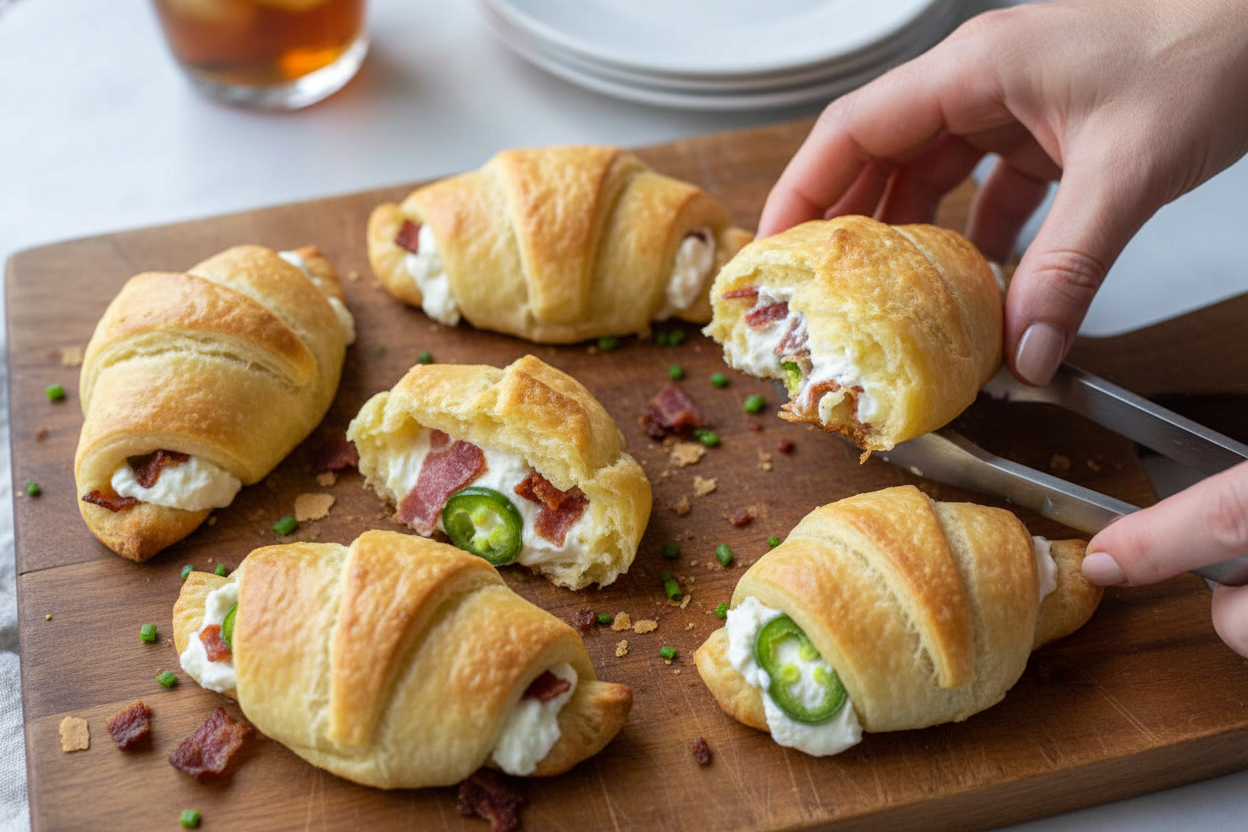 Easy Jalapeno Poppers Crescents