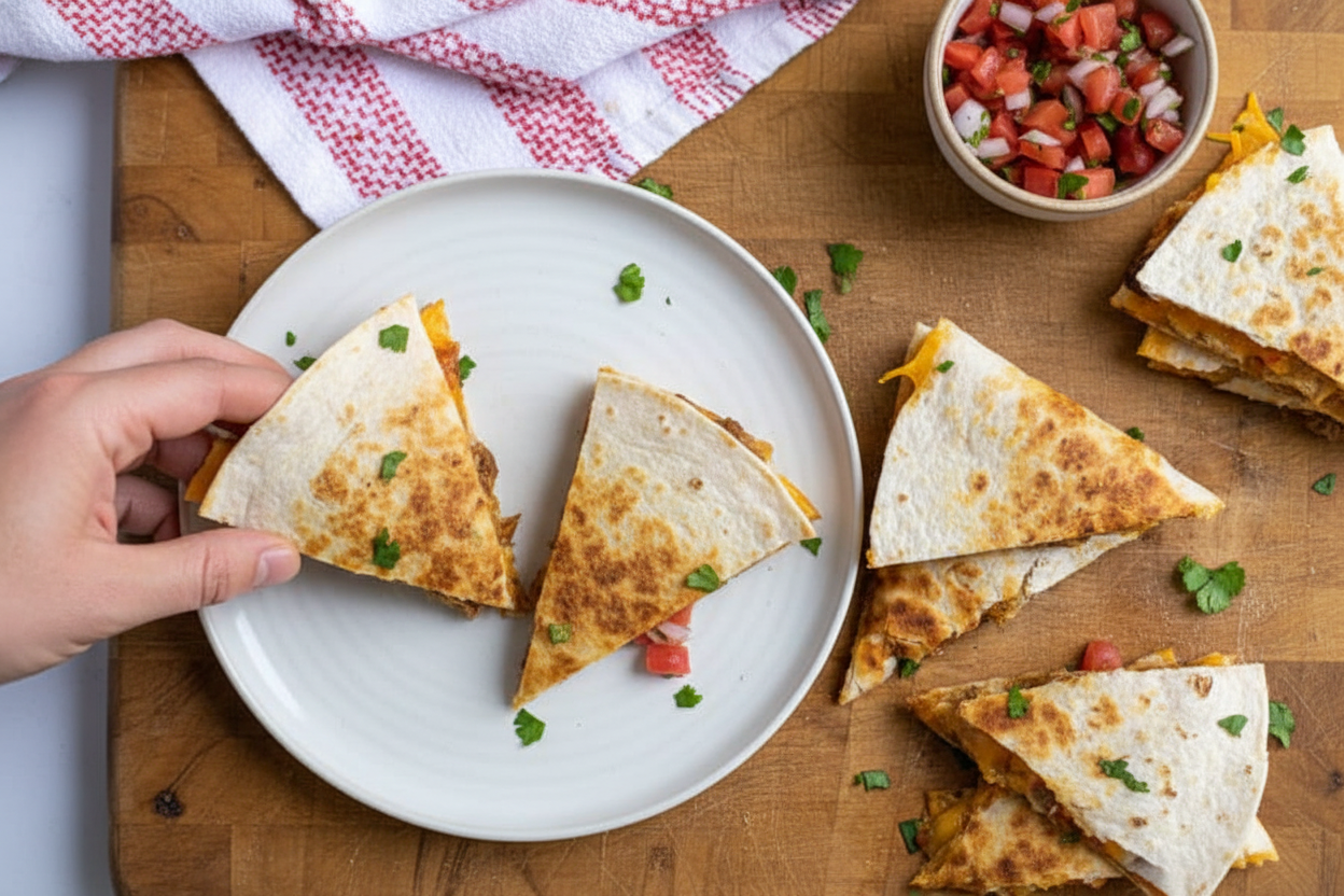 Easy Leftover Carnitas Quesadilla Recipe