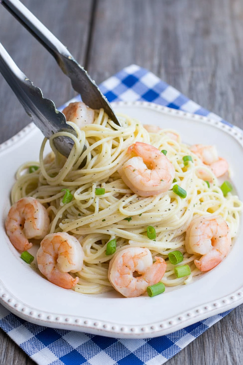 Easy Shrimp Scampi Pasta - Light & Delicious! 