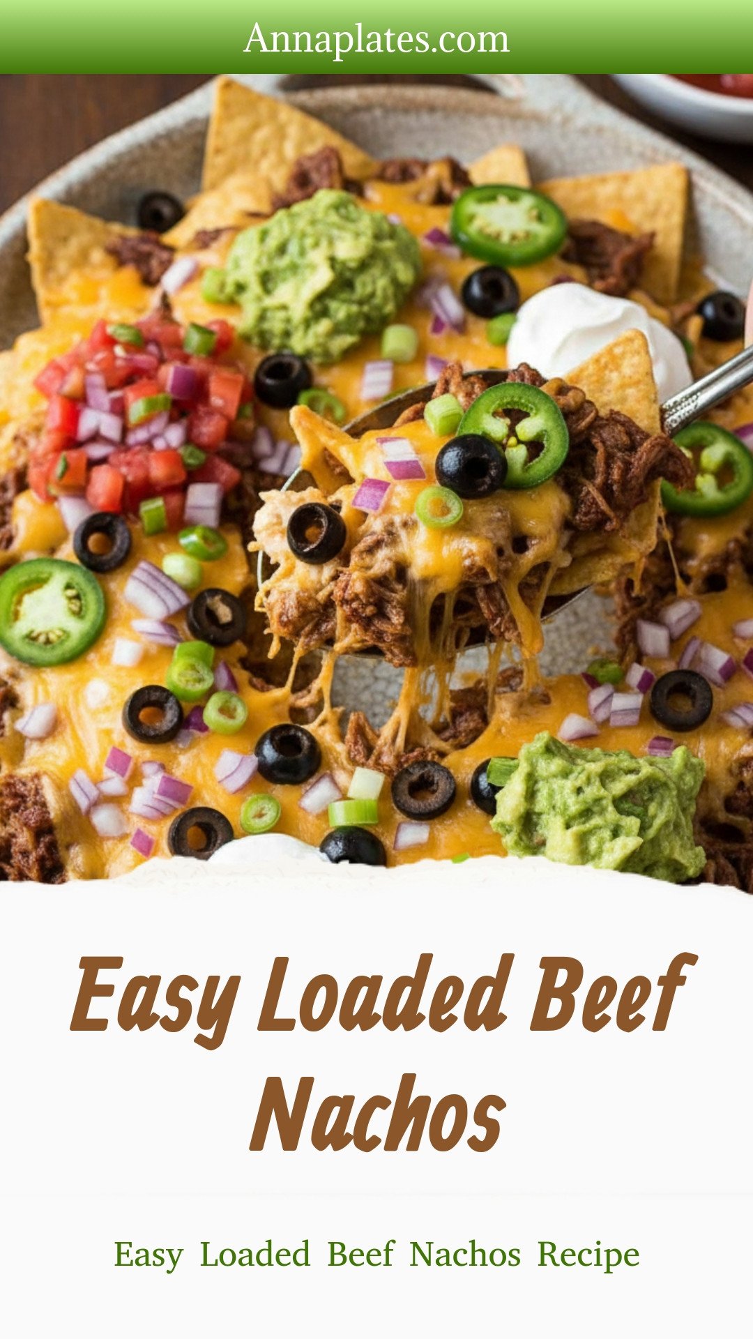 Easy Loaded Beef Nachos