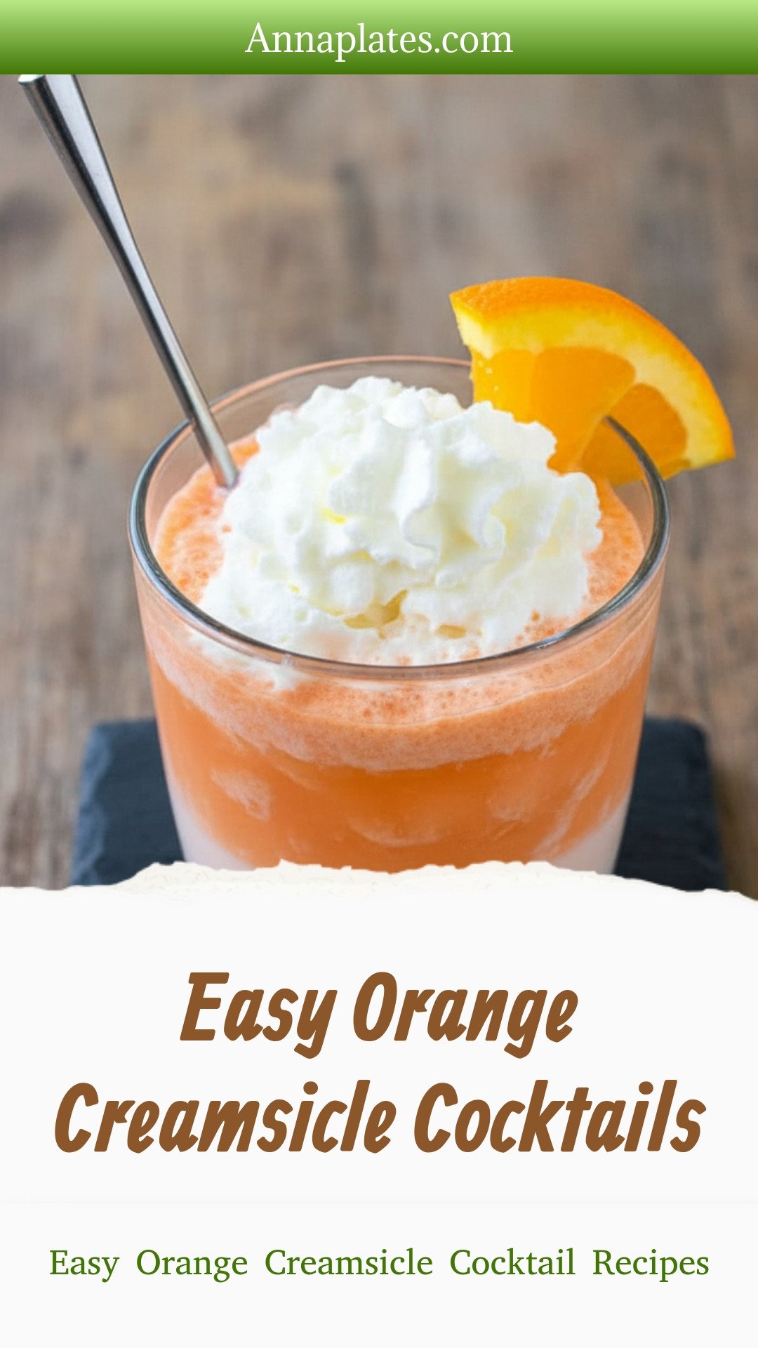 Easy Orange Creamsicle Cocktails