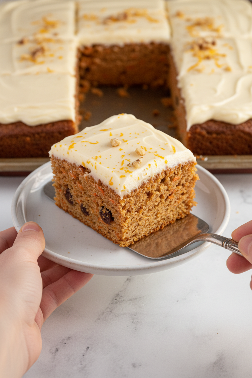 Easy Orange Spiced Carrot Cake Recipe - The Schmidty Wife