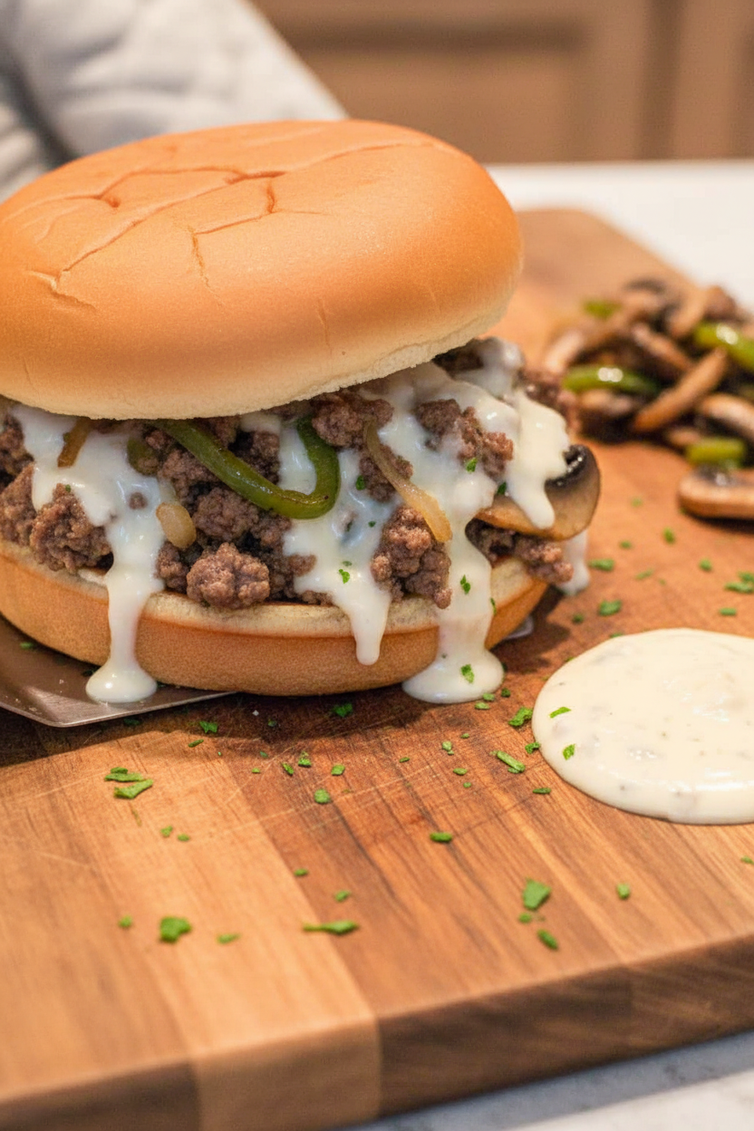 Easy Weeknight Philly Cheese Steaks