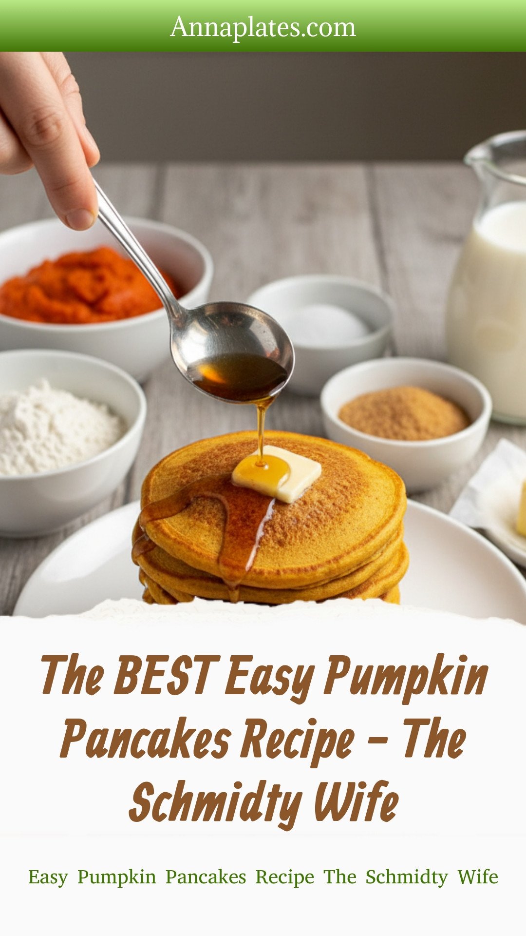 The BEST Easy Pumpkin Pancakes Recipe - The Schmidty Wife