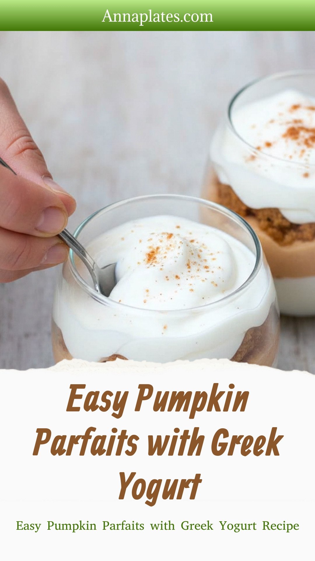 Easy Pumpkin Parfaits with Greek Yogurt