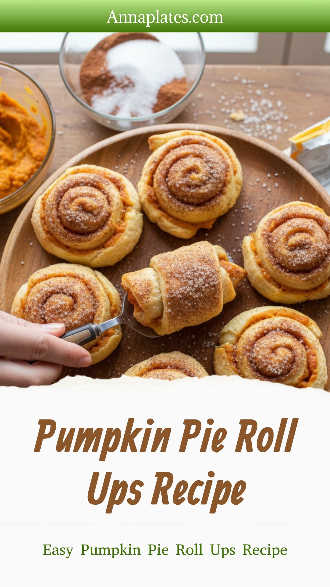 Pumpkin Pie Roll Ups Recipe