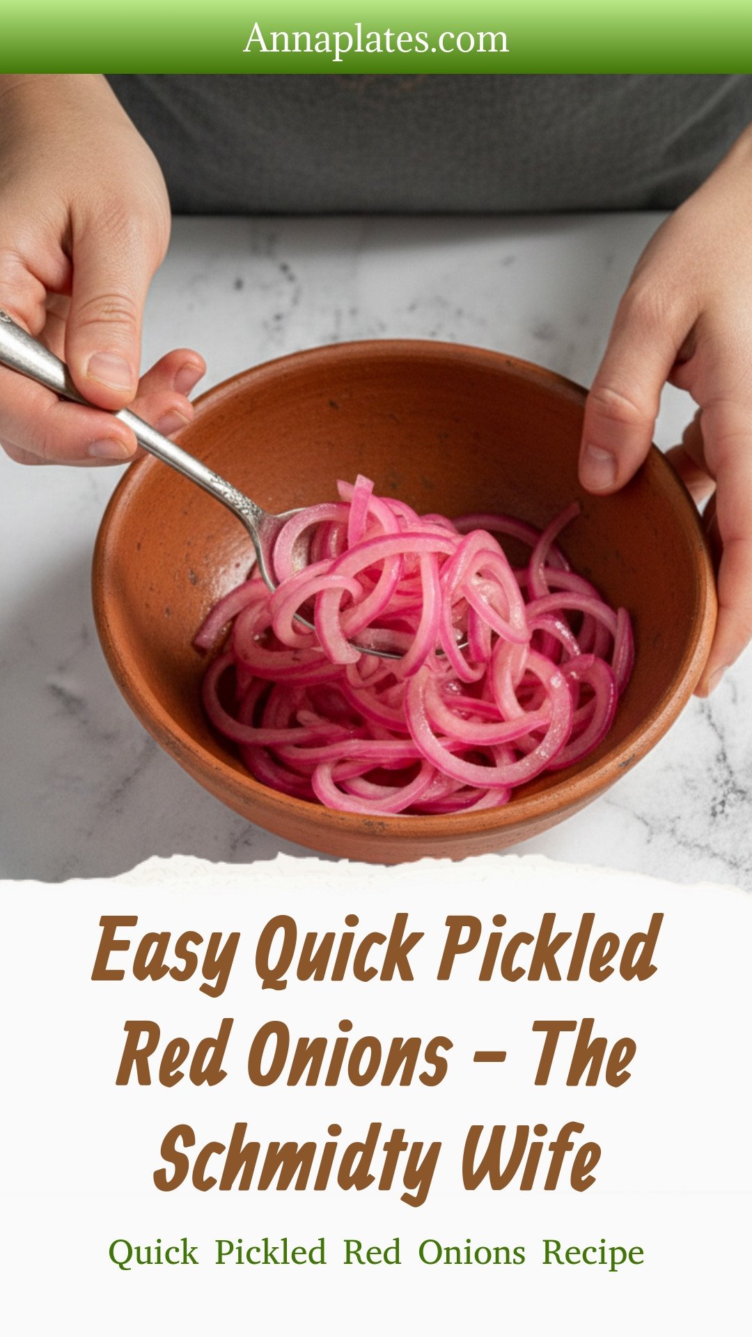Easy Quick Pickled Red Onions - The Schmidty Wife