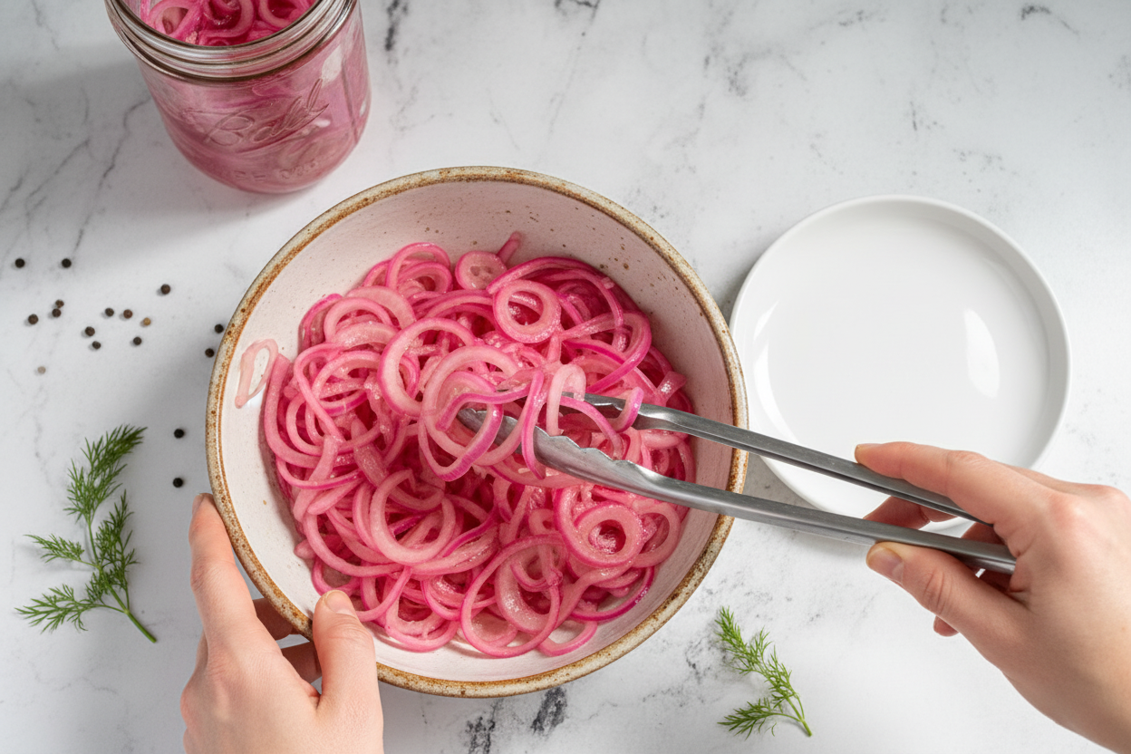 Easy Quick Pickled Red Onions – The Schmidty Wife: Quick Pickled Red Onions Recipe