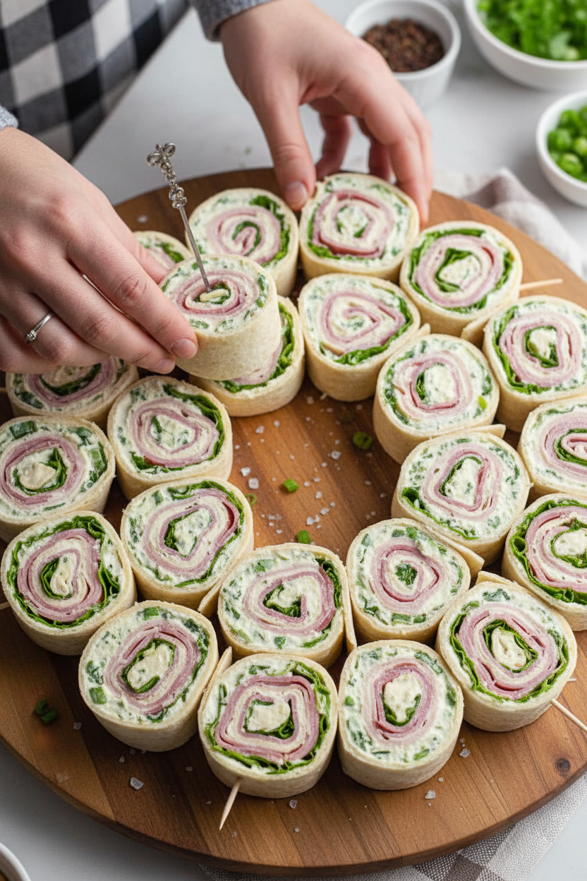 Easy Sandwich Pinwheels