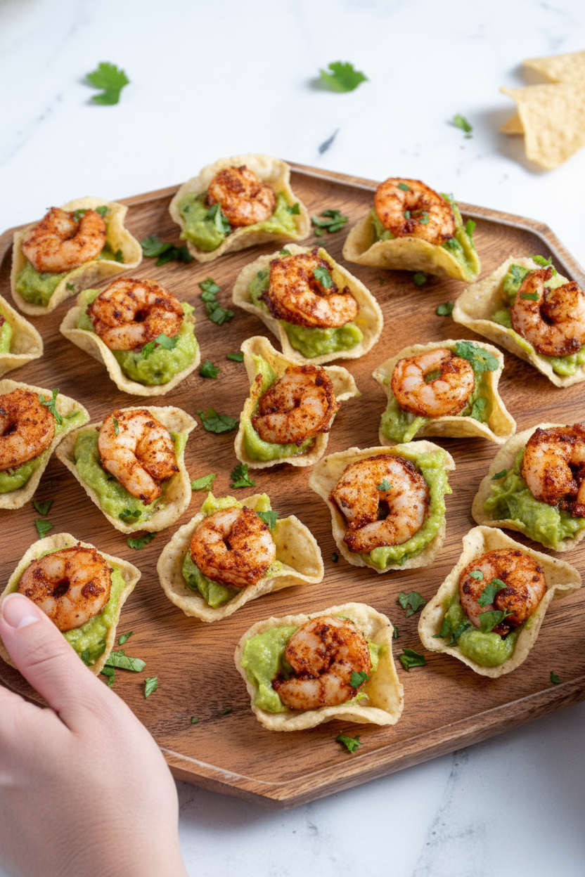 Easy Shrimp Guacamole Bites - The Schmidty Wife