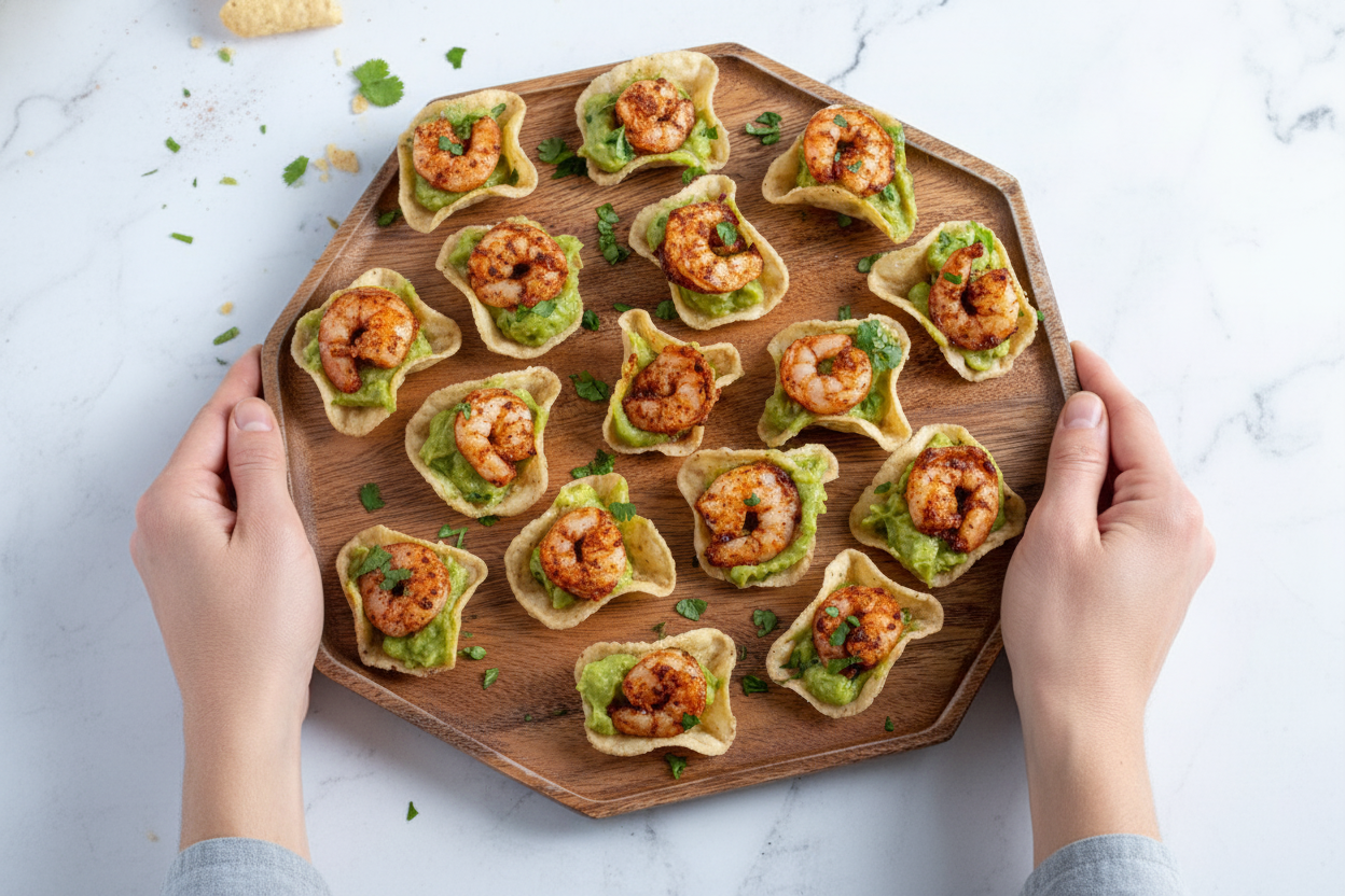 Easy Shrimp Guacamole Bites Recipe