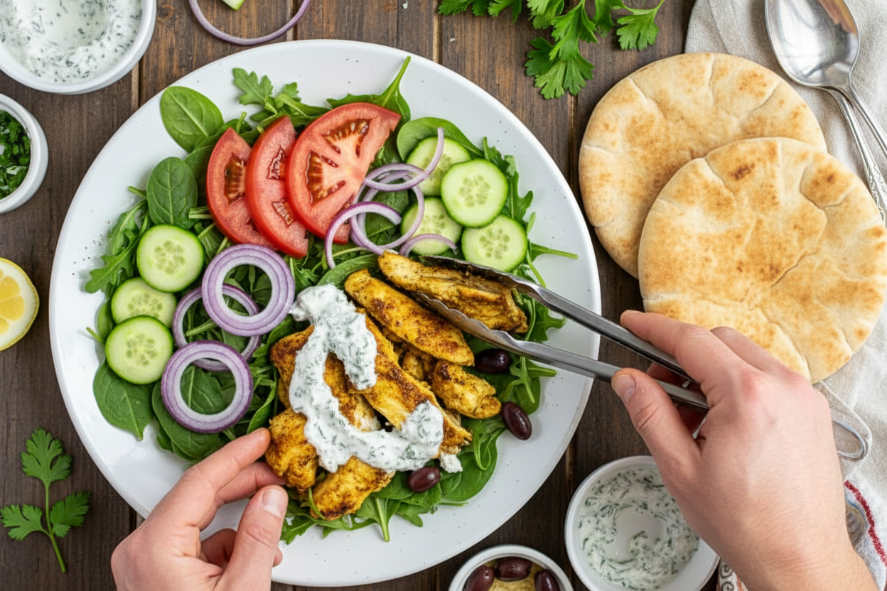 Easy Slow Cooker Chicken Shawarma Recipe