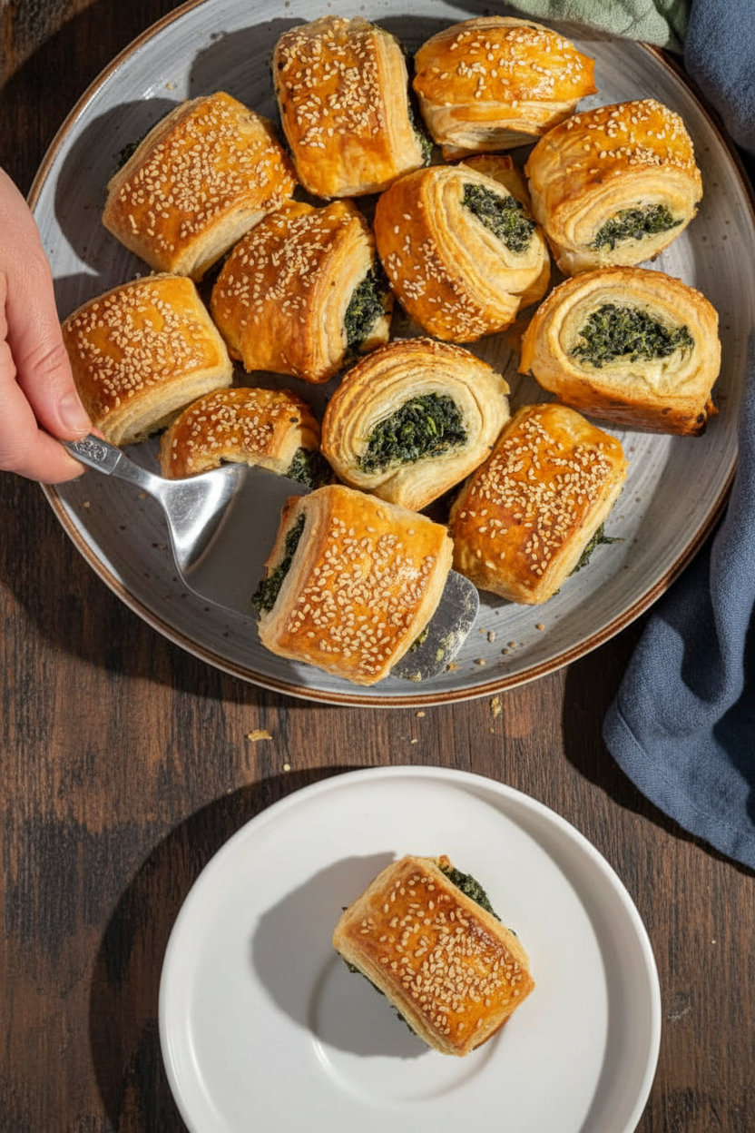 Easy Spinach Puffs - The Schmidty Wife