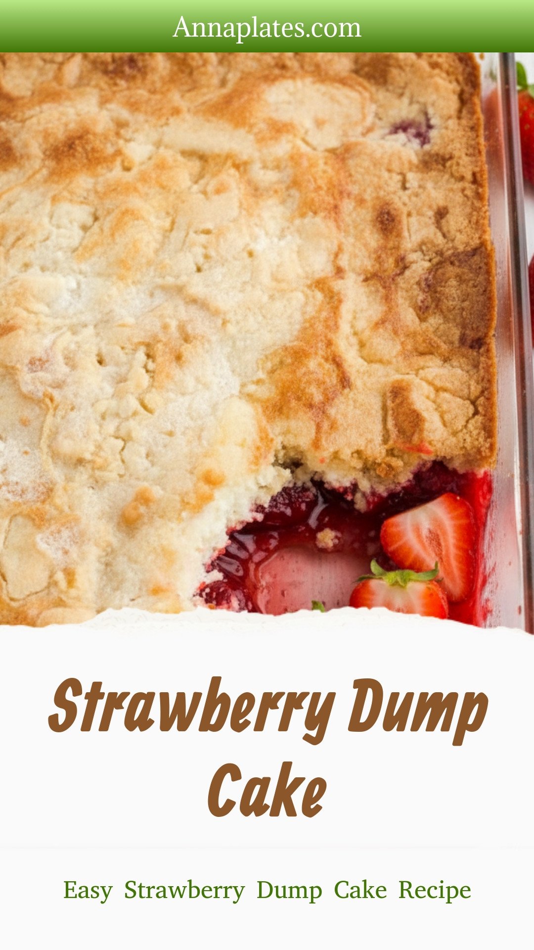 Strawberry Dump Cake