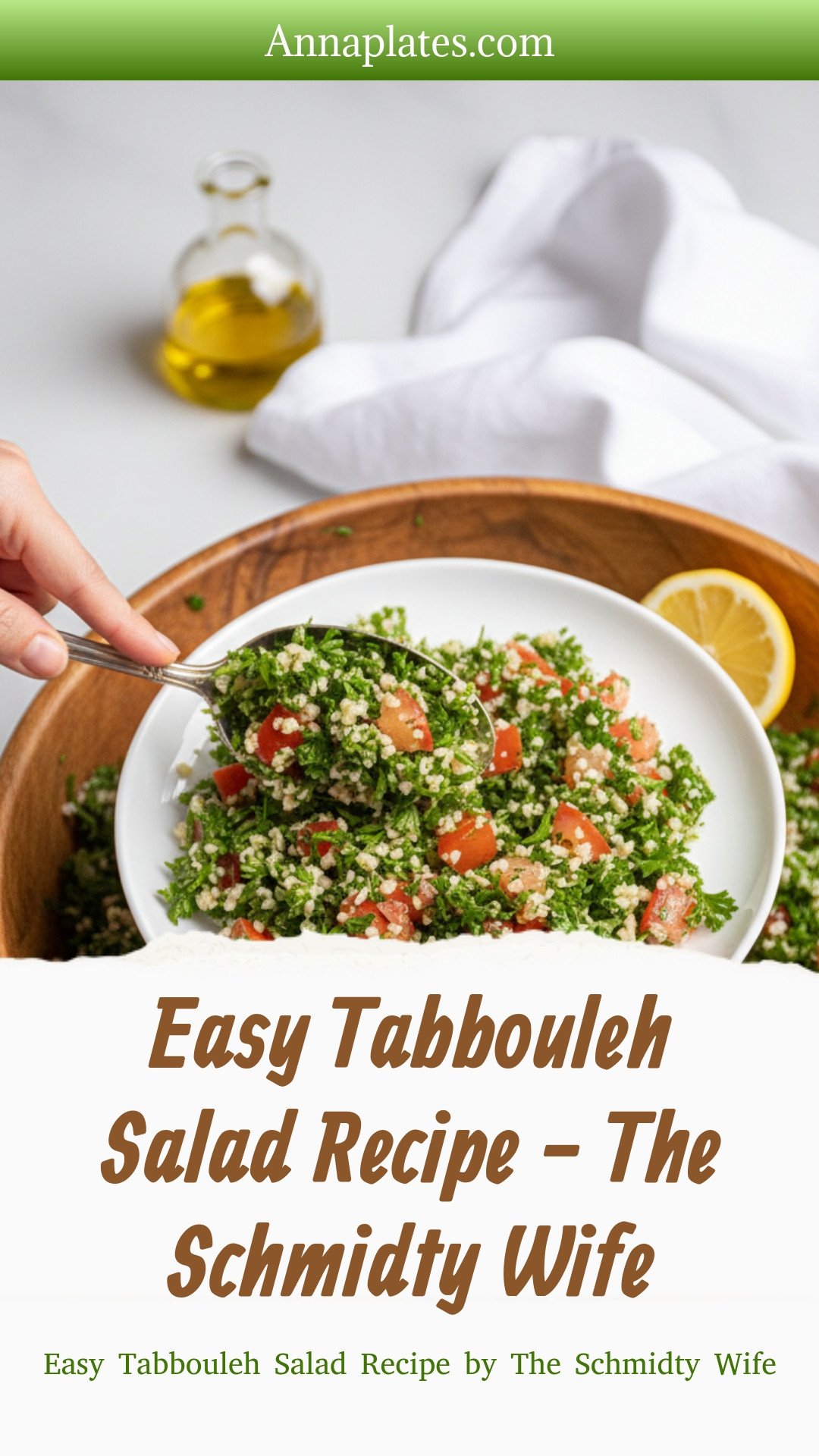 Easy Tabbouleh Salad Recipe - The Schmidty Wife
