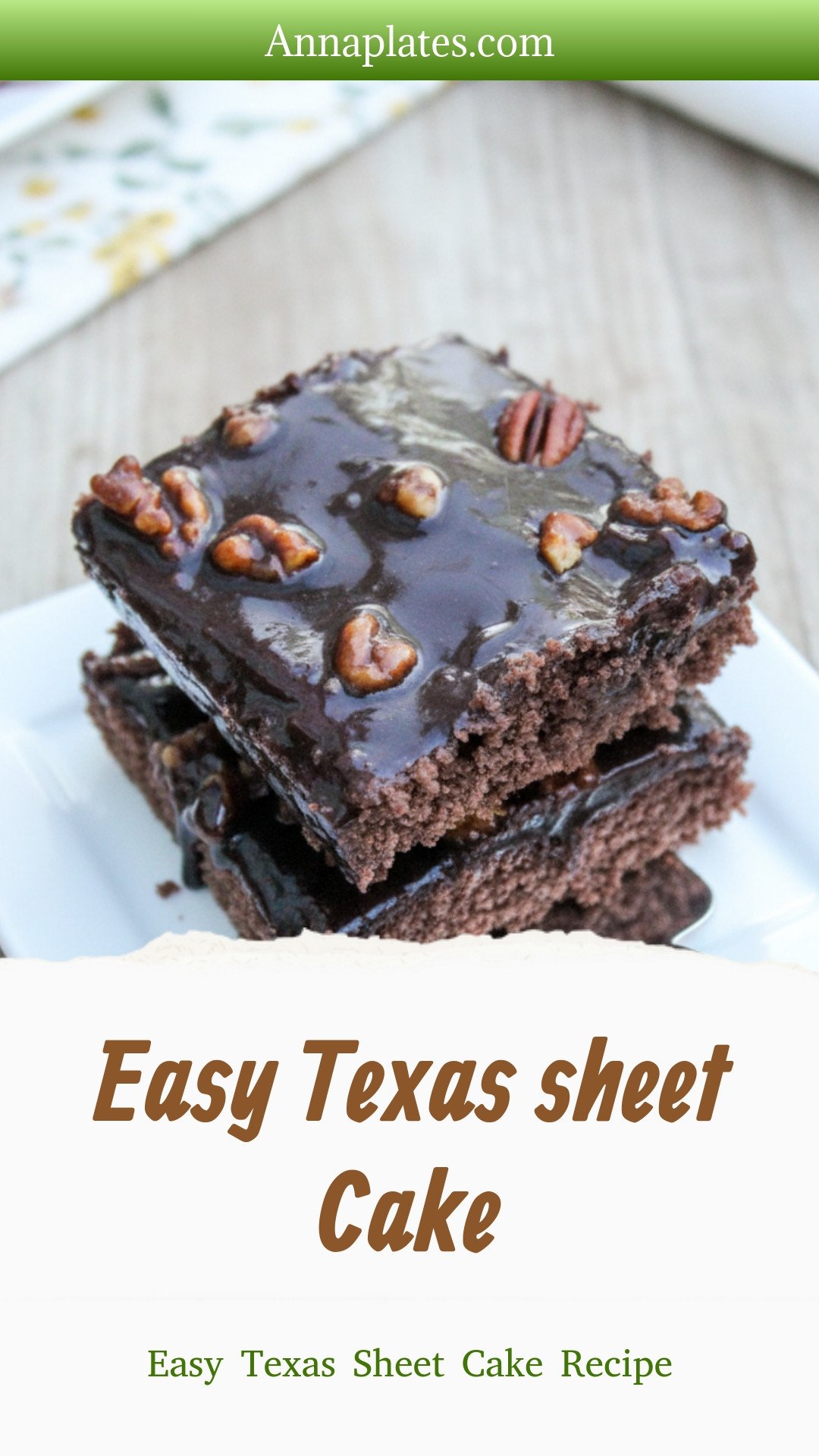 Easy Texas sheet Cake