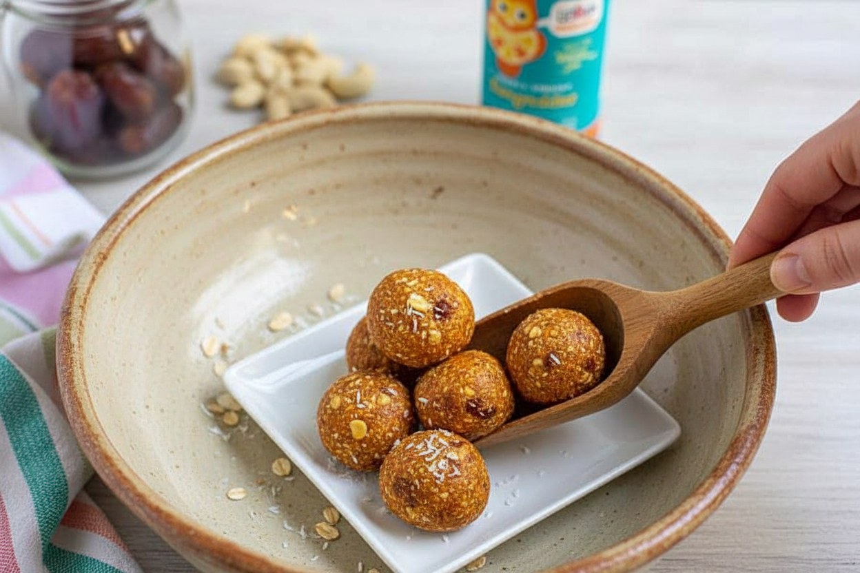 Easy Tropical Energy Bites Recipe - The Schmidty Wife