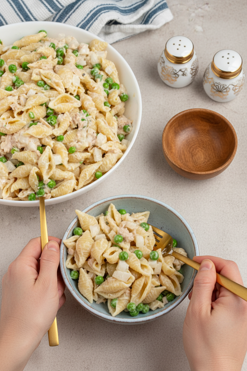Easy Tuna Pasta Salad Recipe - The Schmidty Wife