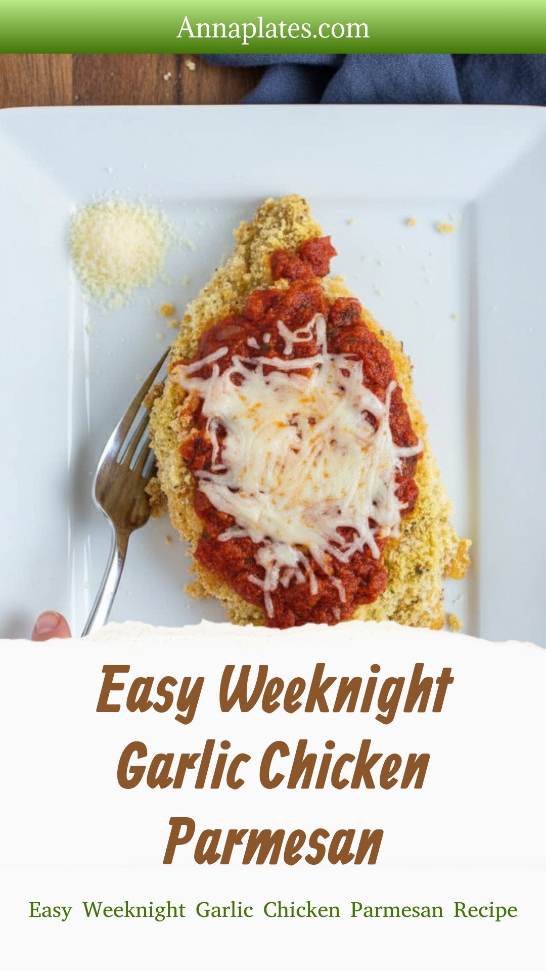 Easy Weeknight Garlic Chicken Parmesan