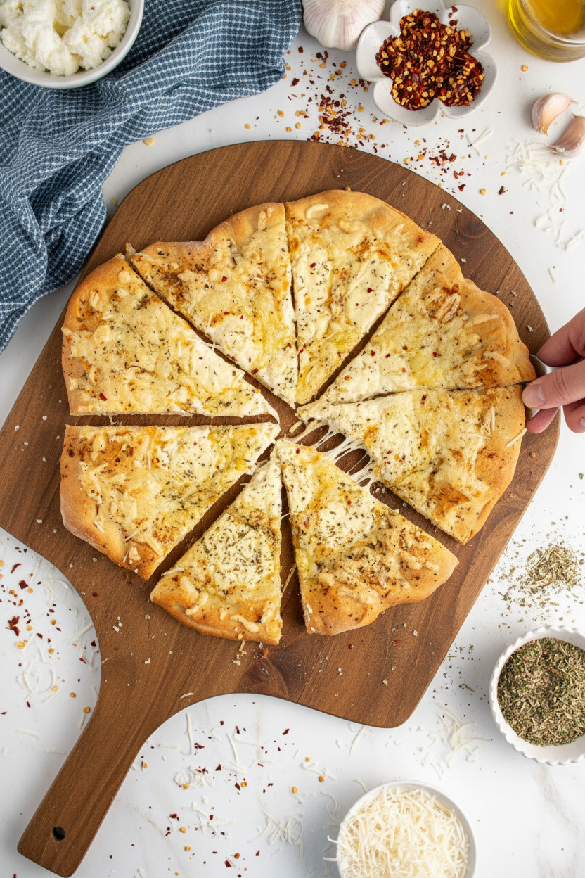 Easy White Pizza Recipe - The Schmidty Wife