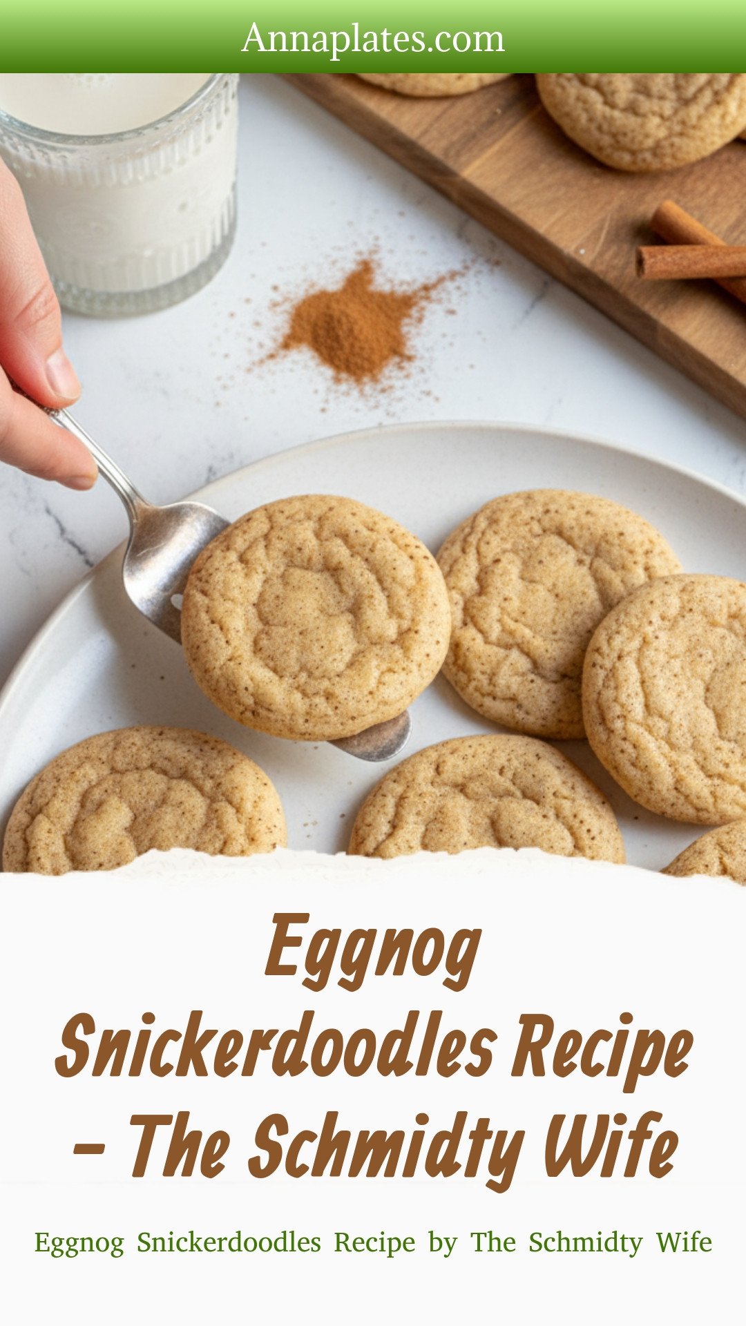 Eggnog Snickerdoodles Recipe - The Schmidty Wife