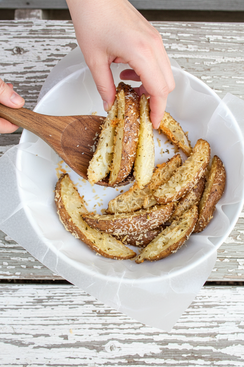 Garlic Parmesan Oregano Fries - Fast and Easy Oven Baked Fries