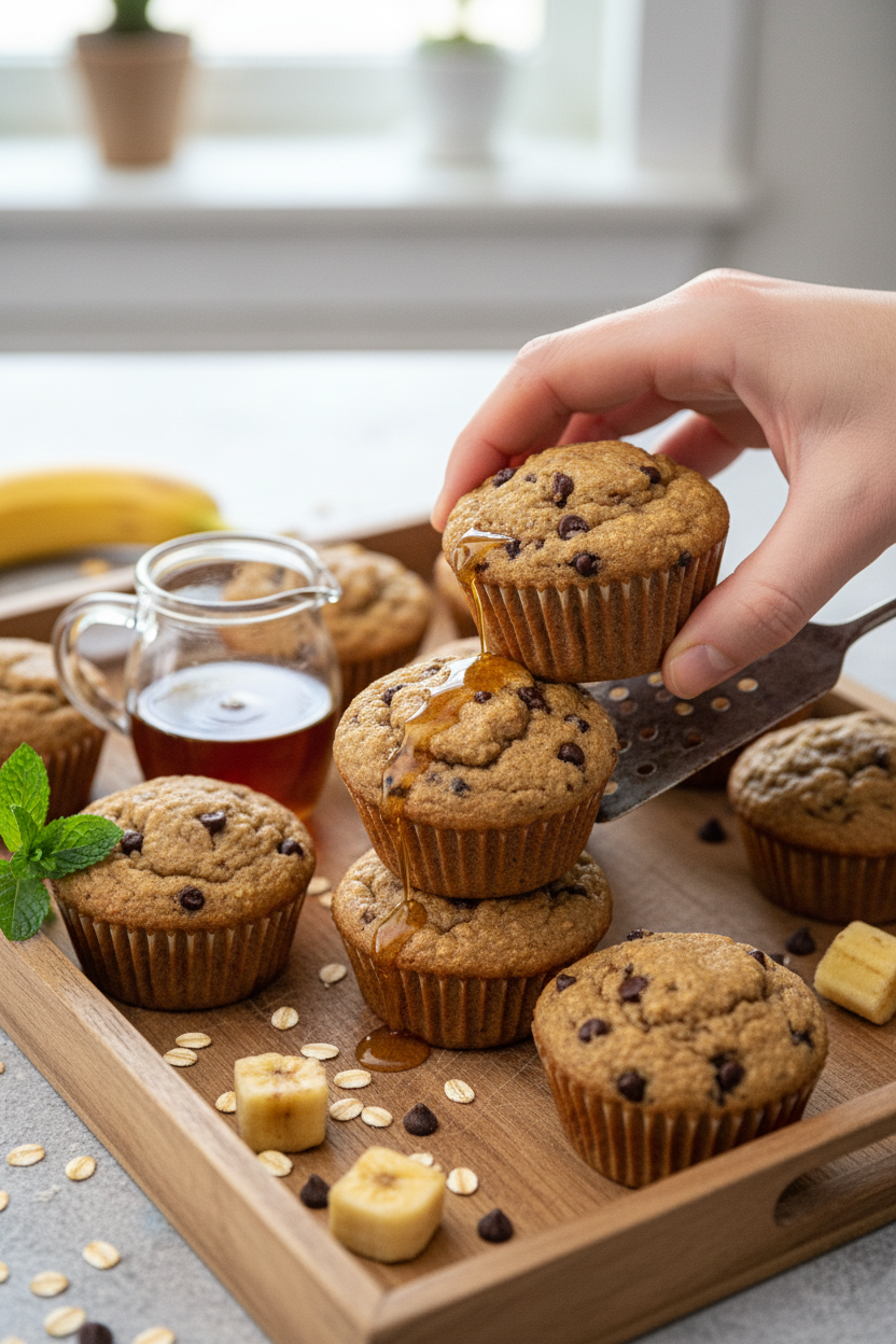 Flourless Blender Banana Muffins - The Schmidty Wife