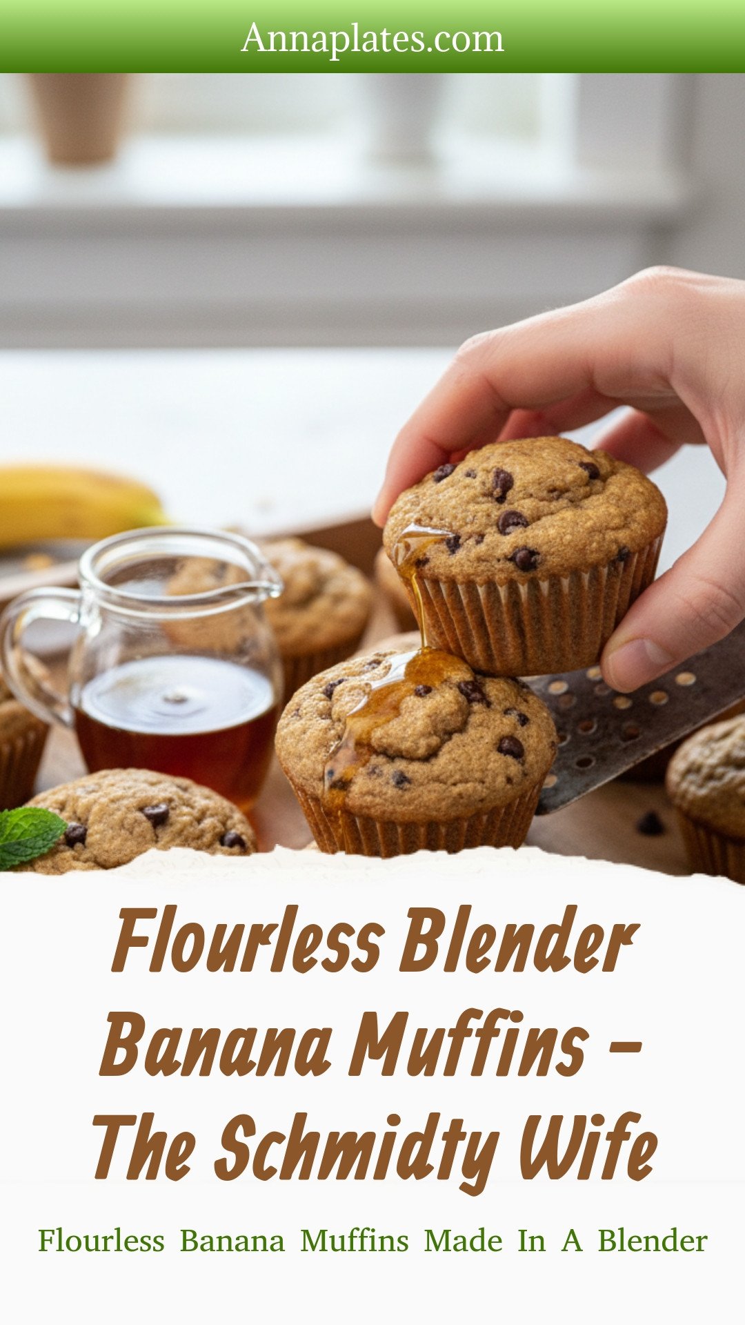 Flourless Blender Banana Muffins - The Schmidty Wife