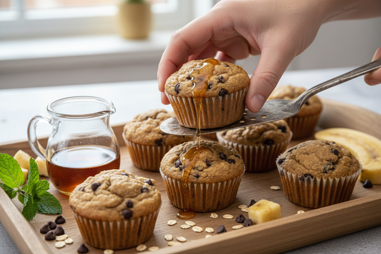 Flourless Blender Banana Muffins - The Schmidty Wife