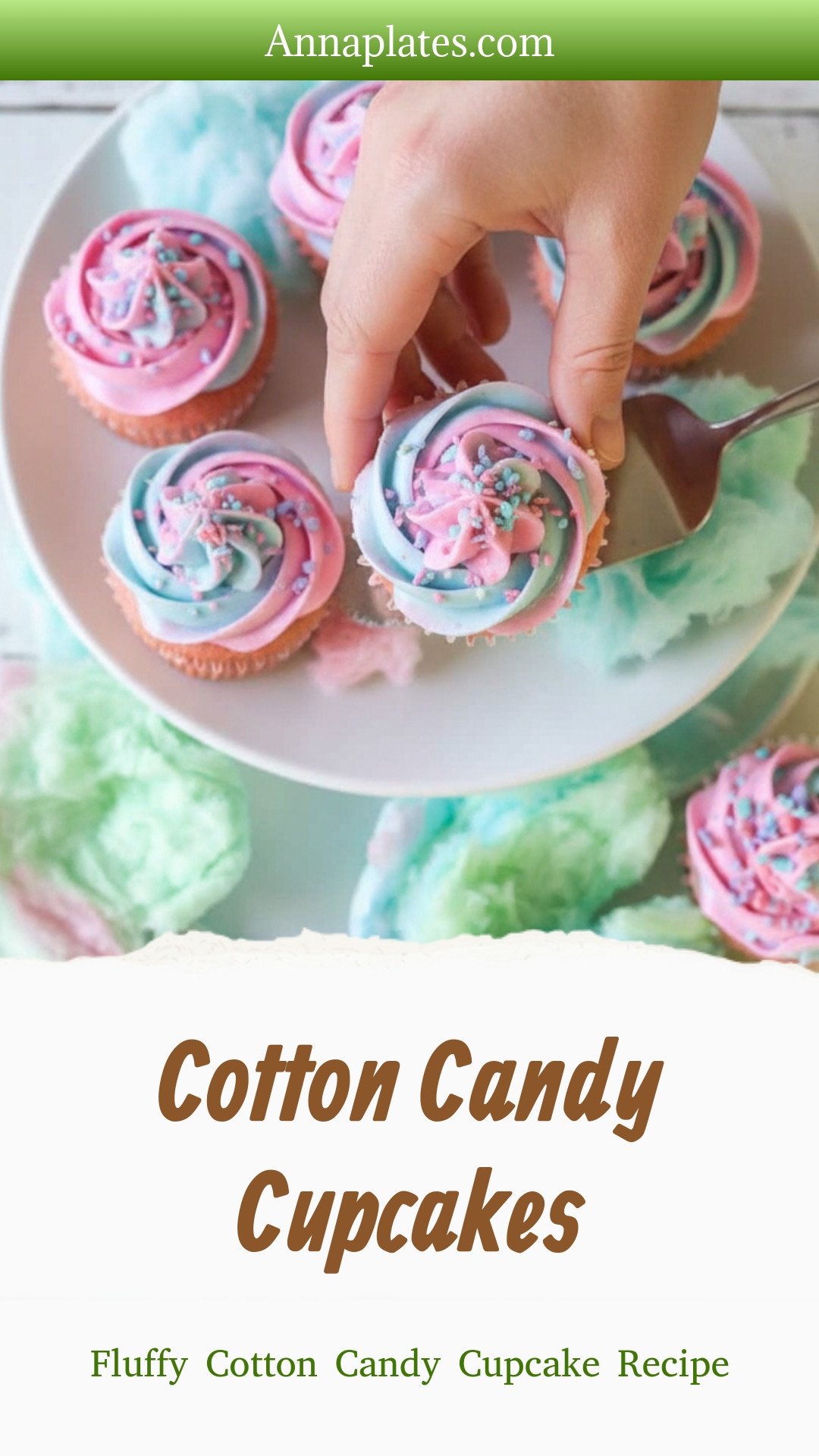 Cotton Candy Cupcakes 