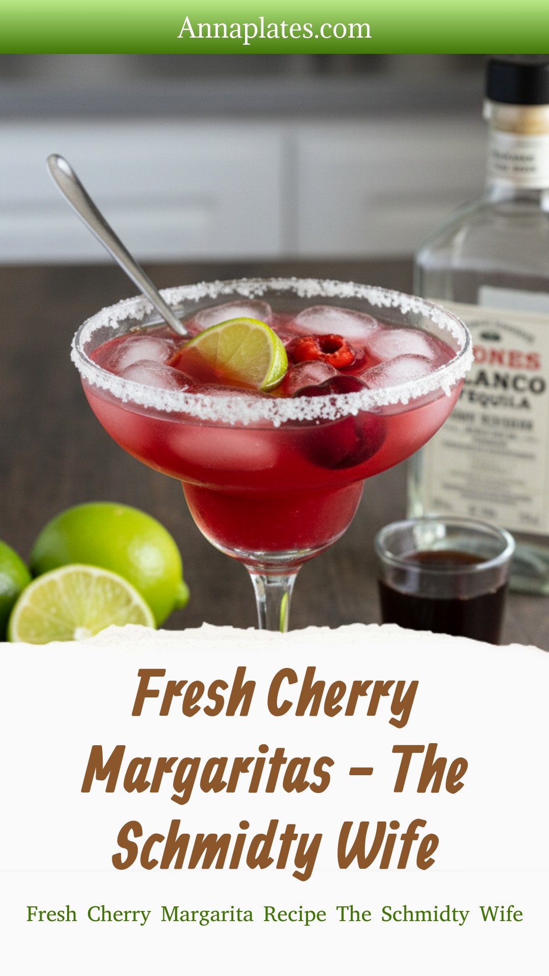 Fresh Cherry Margaritas - The Schmidty Wife