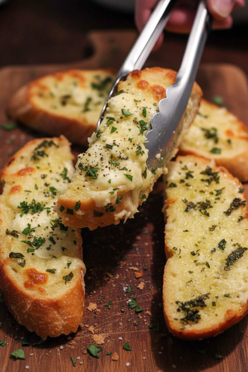Elegant Fresh Herbed Garlic Bread