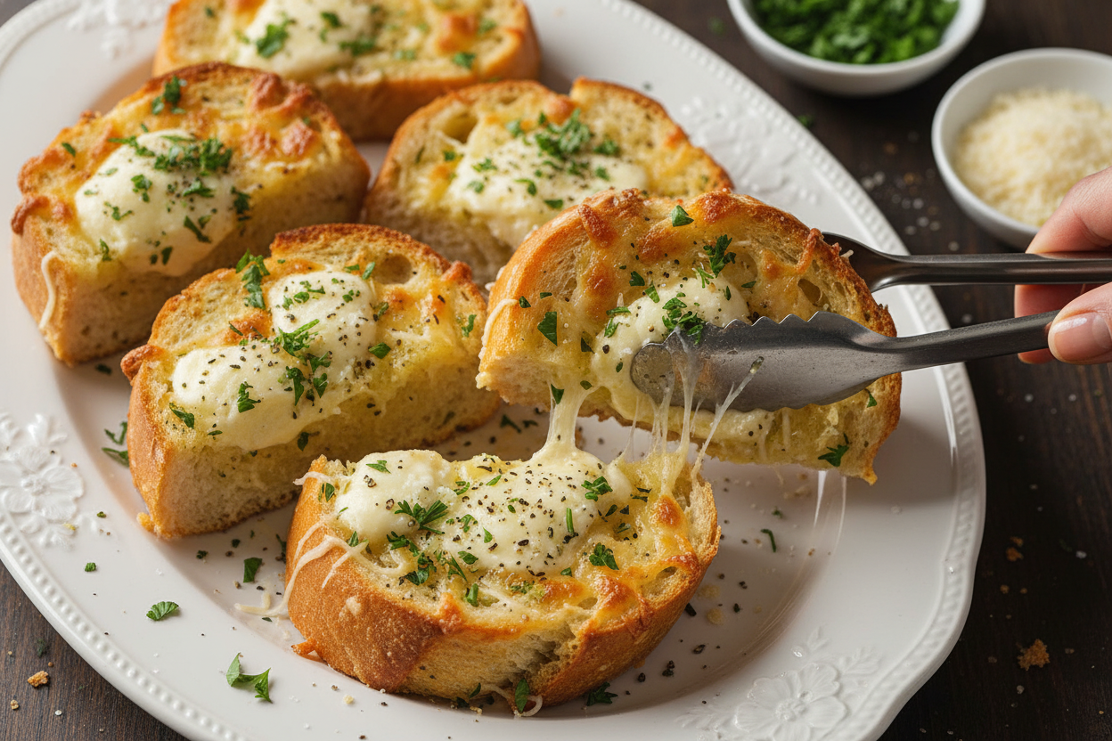 Fresh Herbed Garlic Bread Elegant Recipe